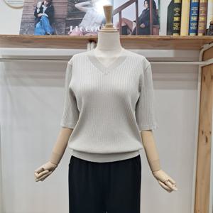 [레코브]메탈브이넥니트LK31F5KN513X_YS