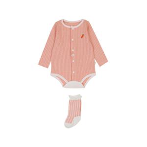 [에뜨와]플리티바디수트양말SET 07T117910/출산,신생아 백일선물,긴팔우주복,말띠