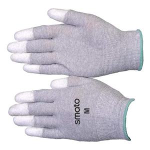 스마토 코팅장갑 제전장갑(카본사) PU-TOP 회색L 10조
