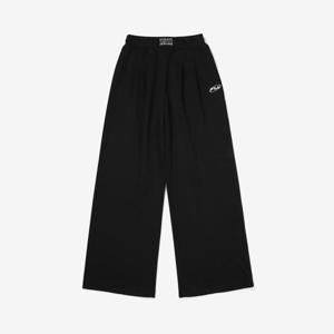 [휠라]라벨 포인트 면혼방 팬츠 FS2FPF3153F_BLK