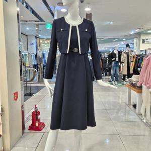 [케네스레이디]뉴린 쟈켓 미디 원피스세트 EVWOPQD810_BP