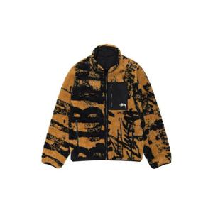 스투시 쉐르파 리버시블 스탬프 자켓 옐로우 118545