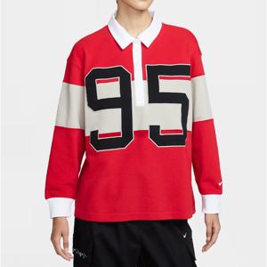 나이키 여성 긴팔 그래픽 폴로 탑 DD4 HV4034 657