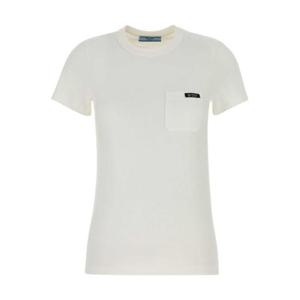 프라다 반팔 티셔츠 3573BSOOO18ZE F0009 BIANCO