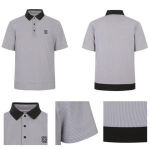 [벤제프][벤제프골프] 남성 세로스트라이프 블루종티 BR2MMTS207