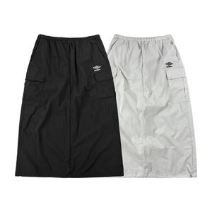 엄브로 팝러쉬 우먼스 롱 카고 스커트 UQ122CSK31