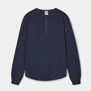 [후아유] Waffle Henley Neck T-Shirt WHLAF4T81U*