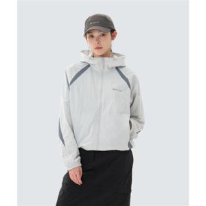 스노우피크 SNOWPEAK APPAREL 경량 타슬란 컬러블럭 후드 바람막이 (S26SULWB56) Ice Gray S26SULWB56IG 387893