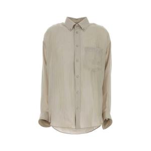 발렌시아가 셔츠 862679TSM04 9020 Beige o Tan