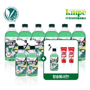 은나노스텝 시즌4 파인오일 다용도세정제 더블세트 (본품3+대용량6+곰팡이젤2)