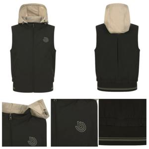 [벤제프][벤제프골프] 여성 탈부착 배색 후드 베스트 BR1MWWV681