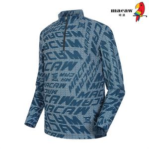 [마코] (남성)로고패턴집업티셔츠_MPM1TH12