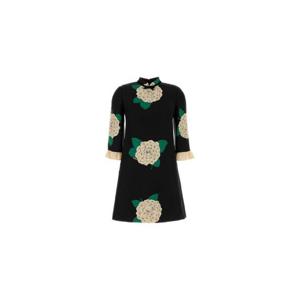 발렌티노 플로럴 프린트 하이넥 미니 드레스 7B3VAFG69MJ BCN TP973376367