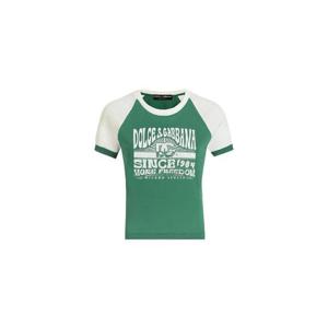 26 SS 돌체앤가바나 그래픽 프린트 코튼 티셔츠 F8V88TGDDMU TP451437607