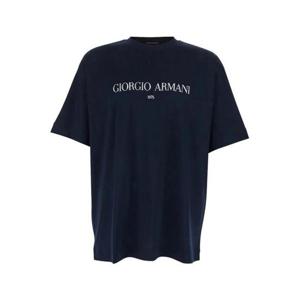 조르지오 아르마니 반팔 티셔츠 GM003613TE10629UB100 Blue