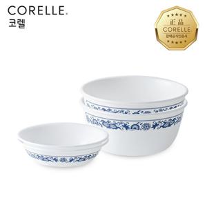 코렐 올드타운블루 면기소 2P+앞접시 2P