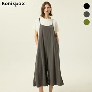[보니스팍스] 스판 와이드 롱 점프수트 (XP3OP011M0)