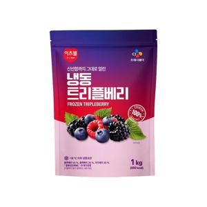 이츠웰 냉동트리플베리(3종혼합_블루베리+블랙베리+라즈베리 1Kg/EA)x1개