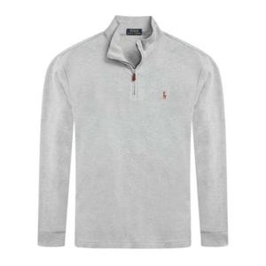 폴로 랄프 로렌 ESTATE 리브 하프지퍼 풀오버 에스테이트립 포니로고 자수 하프짚업 710671929009