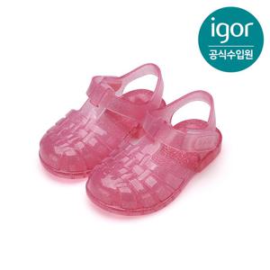 [이고르]클라시카 젤리슈즈 크리스탈 글리터 푸시아 IGSDJ2M2FF 키즈샌들 by트래드후스