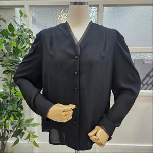 [부루앤쥬디]시스루브이블라우스 BBSDBL006P