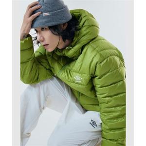엄브로 UMBRO 페더플렉스 경량 후드형 다운 자켓 그린(UQ321CDJ95) UQ321CDJ95_OGN0 372093