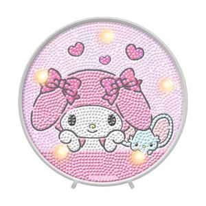 [하비스]산리오 마이멜로디 블로썸 보석십자수 무드등 BSM-003N