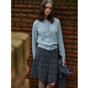 [듀엘]라운드넥 비딩 가디건 D254KSL043