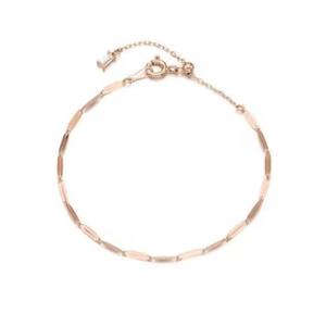 [로이드] 14K NEW 트윙클 사각큐빅 슬라이딩 3푼 Gold 팔찌 LWB20042G