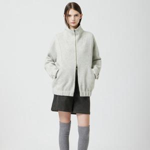 [CC콜렉트] 하프넥 집업 숏 코트 C254MSG504