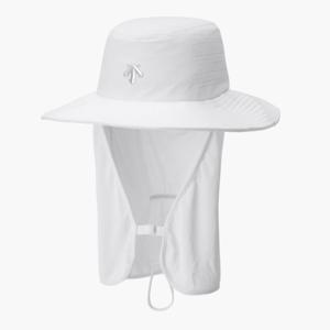 데상트골프모자 GQC DQ22MFCP42-BWTG 남성 타공 탈부착 썸머 버킷햇 / Bright White