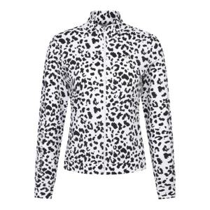 [마스터바니] 여성 레오파드 냉감 집업 티셔츠 421C2TF066_WH
