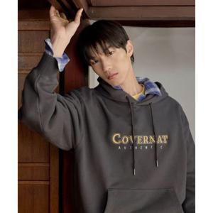 커버낫 COVERNAT 센터 로고 후디 차콜 CO2601HD03CH 452993
