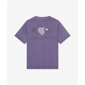 뉴발란스 NBNEG2A073 UNI NB 하트 그래픽 반팔티 (DARK PURPLE) NBNEG2A073_CF 400962