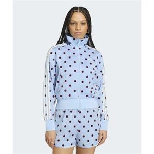 아디다스 새틴 폴카 닷 트랙탑 - 클리어스카이 KV1167 402296