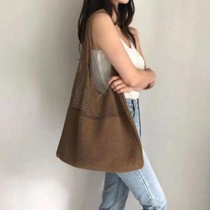 니트백 15컬러 에코백 메쉬가방 라탄 그물 니트쇼퍼백