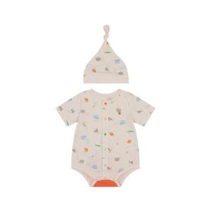 [에뜨와]보리5부바디수트SET 07T317915/출산,신생아 백일선물,여름 바디수트