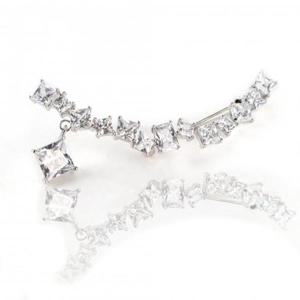 [패션] AAA 포인트 지르코니아 차밍 브로치 달빛 반달 옷핀