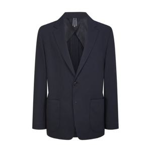 헤지스  26SS  오픈카라 포켓배색 캐주얼 자켓 HZJA6B402N2