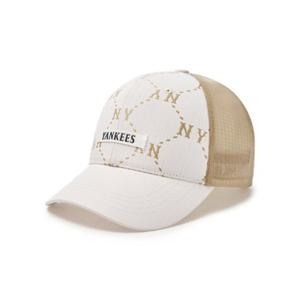 MLB모자 JQT 3AMCM0153-50IVS 다이아 모노그램 스포티브 메쉬캡 뉴욕양키스