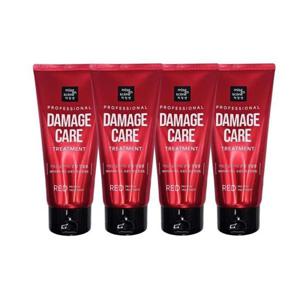 극손상트리트먼트 미쟝센 데미지 케어 레드 프로틴 손상모 트리트먼트 330ml 4개
