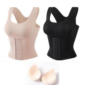 기념품 가슴뽕 볼륨업 라인 패드 압박 보정 코르셋 속옷 나시