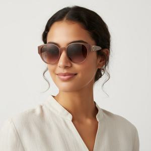 살바토레 페라가모 페라가모  선글라스 SF3001SLBK 665 라운드 뿔테 자외선차단