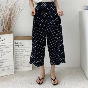 [강물처럼]빅사이즈사랑해요 E005L103 도트엠보플레어통바지 ZY