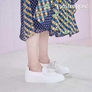 [디자이어로즈][디자이어로즈] 여성 밴딩 슬립온 태슬 로퍼 3cm