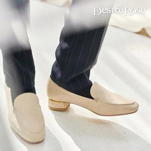 [디자이어로즈][디자이어로즈] 여성 골드라인 블럭굽 구두 3cm (