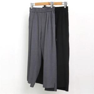 [강물처럼]빅사이즈사랑해요 6607L102 8부 언발 밴딩 슬랙스 MN