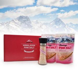 핑크솔트 히말라야 핑크소금 그라인더 파우치 3P세트 500g 세트