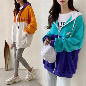 [강물처럼]위쉬몰 PO 스테이끈후드박시집업(C584H101) 빅사이즈