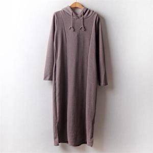 [강물처럼]아이우먼 끈후디캐주얼원피스 YPB809M101 빅사이즈 (6